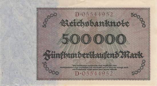 500000 Mark 1923 ro.87b D